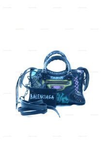 Balenciaga Mini Classic City Arena Graffiti Black