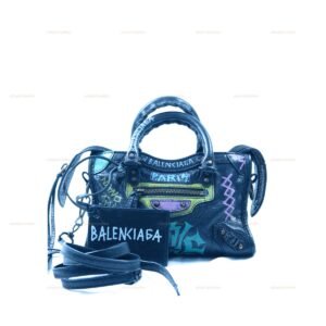 Balenciaga Mini Classic City Arena Graffiti Black
