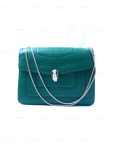 Bvlgari Serpenti Forever Shoulder Bag Green