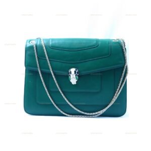 Bvlgari Serpenti Forever Shoulder Bag Green